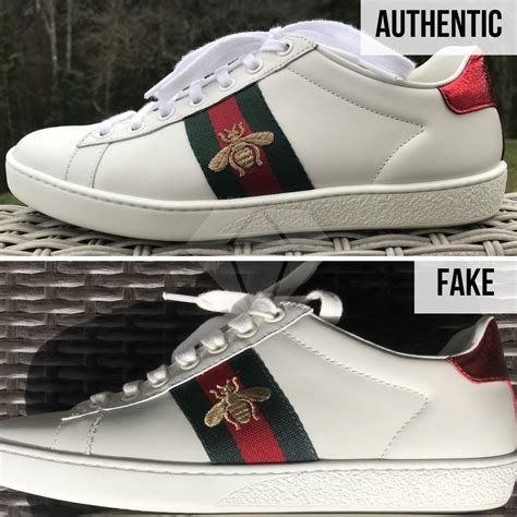 fake gucci ace sneakers vs real|gucci ace sneakers hurt.